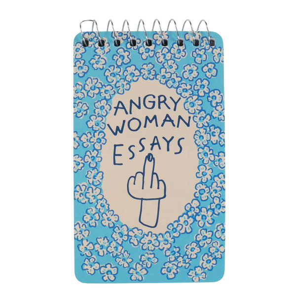 Angry Woman Essays Spiral Notebook Notebooks BlueQ