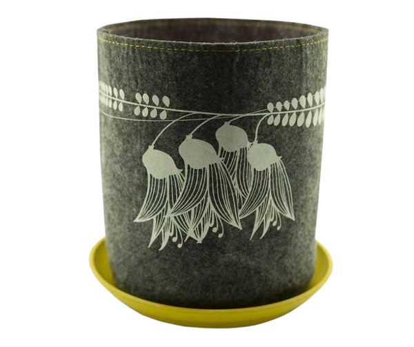 Kowhai Grey Ecofelt Grow Bag