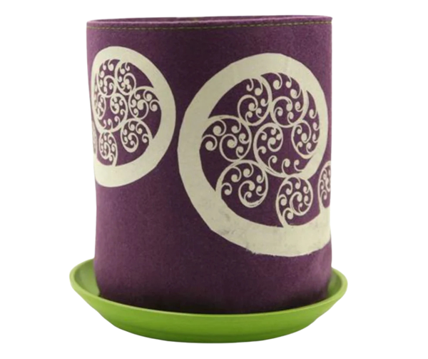 Fern Frond Purple Ecofelt Grow Bag