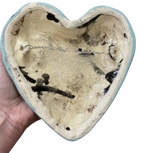 Calm Ceramic Puff Heart Wall Art M Ceramics