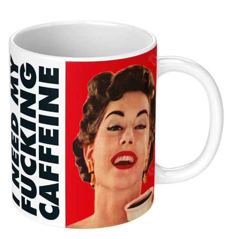 I Need My Fu*king Caffeine Mug Mug Dean Morris