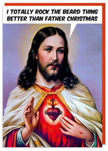 Card - Totally Rock The Beard Greeting Card Dean Morris