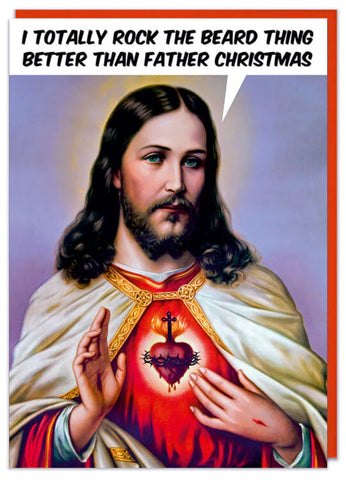 Card - Totally Rock The Beard Greeting Card Dean Morris
