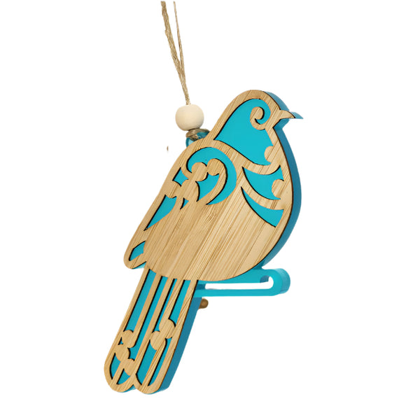 Hanging Ornament - Koru Kereru Hanging Ornament Crystal Ashley