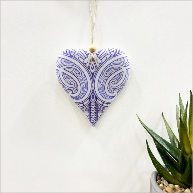 Hanging Ornament - Heart Moko Hanging Ornament Crystal Ashley