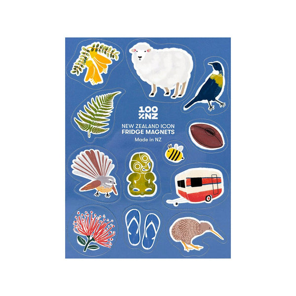 New Zealand Icon Magnet Set