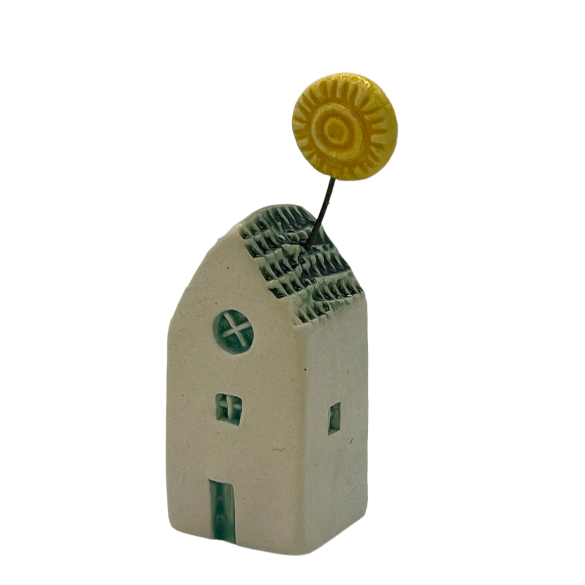 Cute Embellished Clay House Home Decor Creative Clay