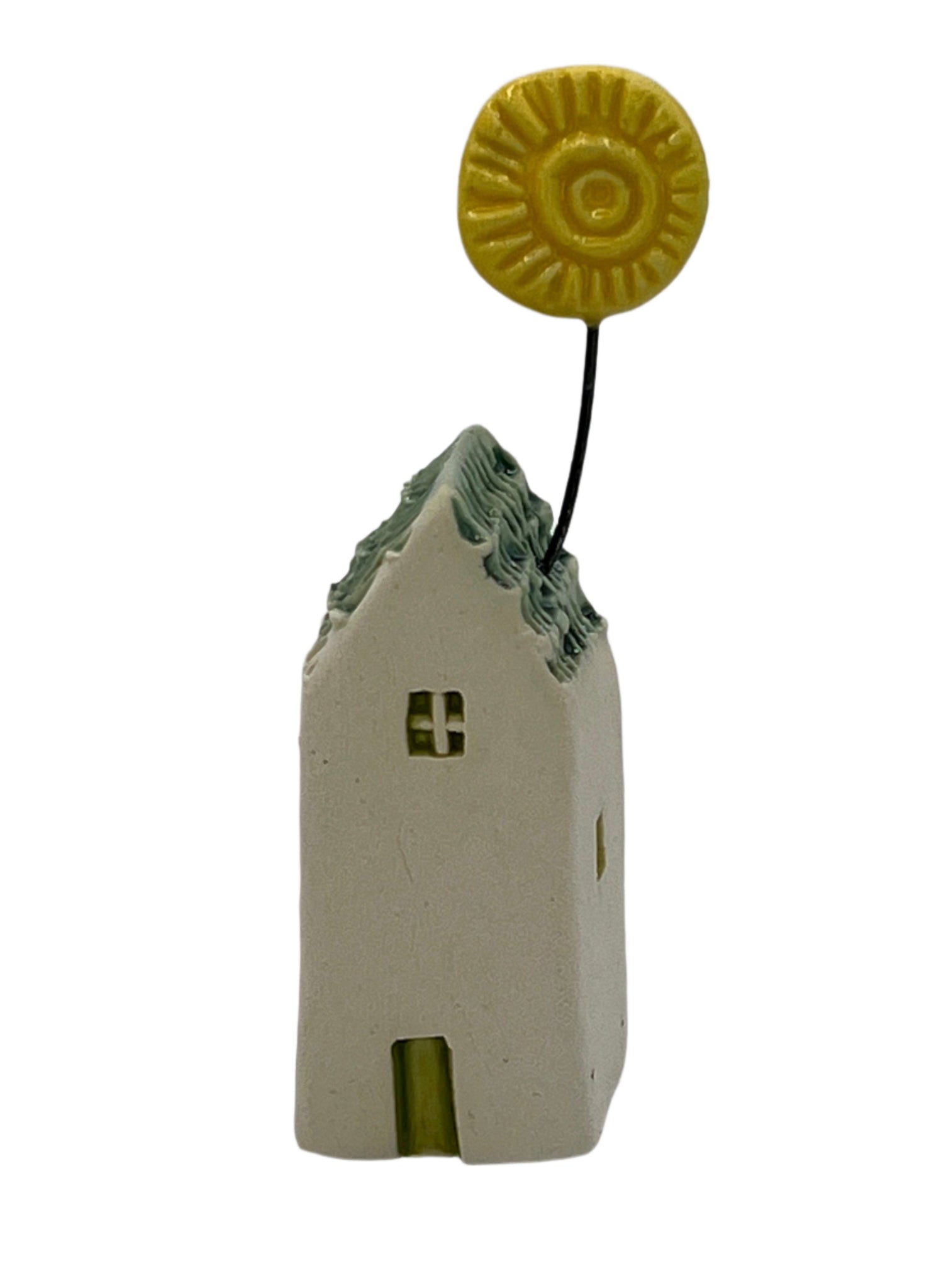Cute Embellished Clay House Home Decor Creative Clay