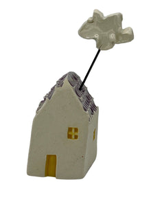 Cute Embellished Clay House Home Decor Creative Clay