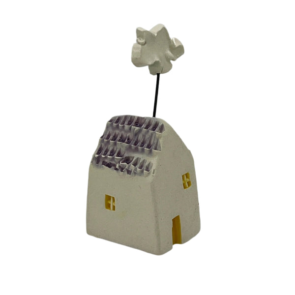 Cute Embellished Clay House Home Decor Creative Clay