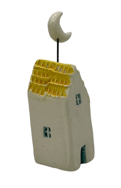 Cute Embellished Clay House Home Decor Creative Clay