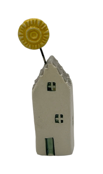 Cute Embellished Clay House Home Decor Creative Clay