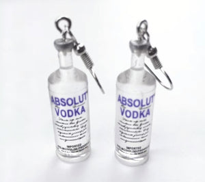 Absolute Vodka Novelty Earrings