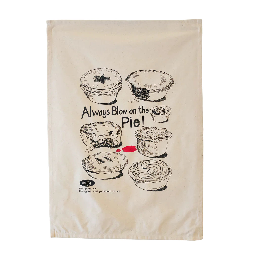 Always Blow Your Pie Tea Towel Tea Towel Natty