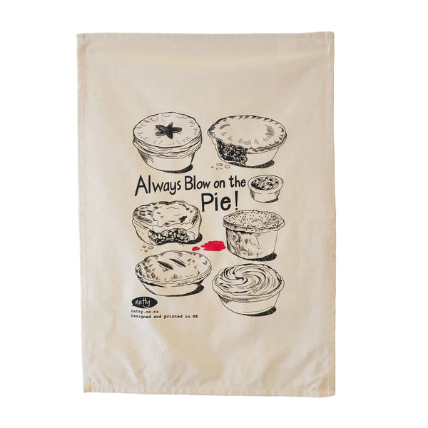 Always Blow Your Pie Tea Towel Tea Towel Natty