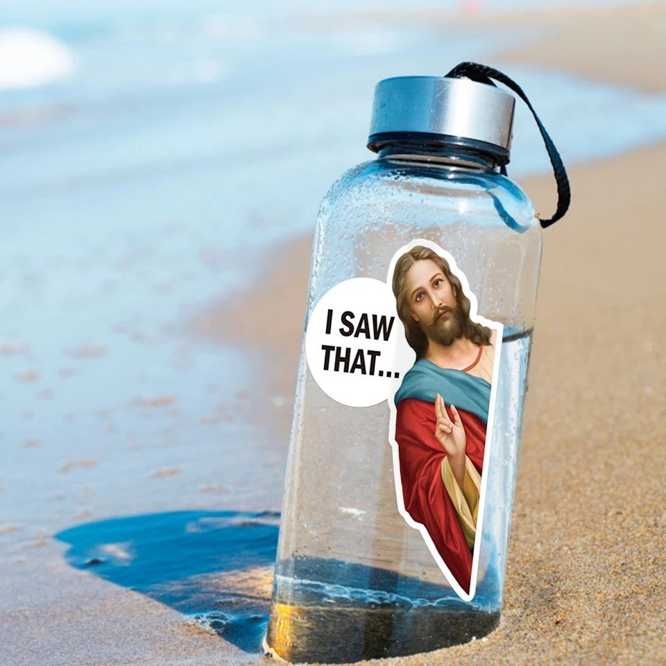 I Saw That Jesus Stickers