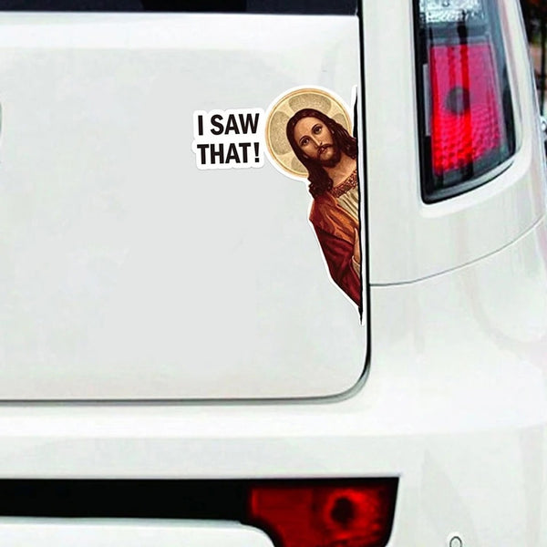 I Saw That Jesus Stickers
