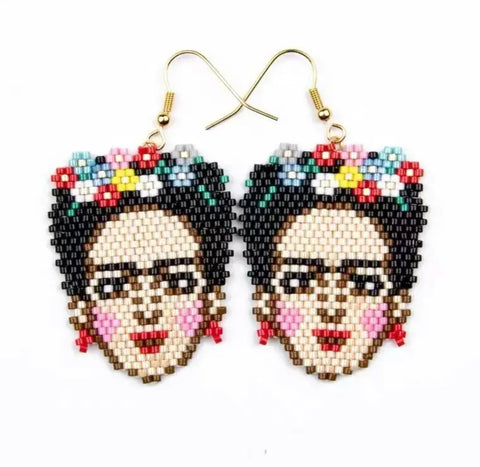 Beaded Frida Earrings