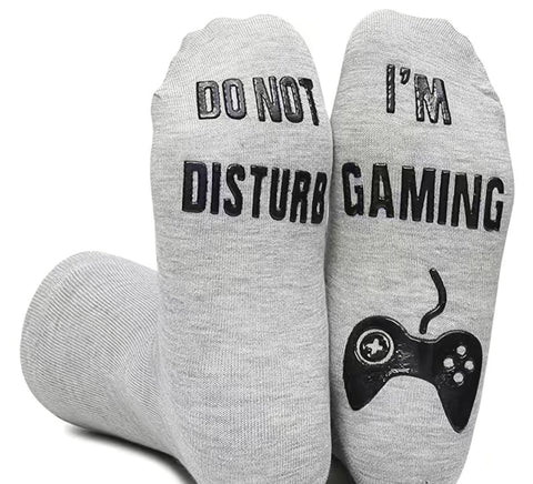Do Not Disturb I'm Gaming Ankle Socks