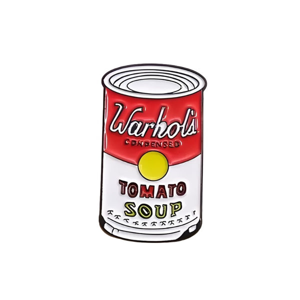 Condensed Tomato Soup Badge Badge Design Withdrawals