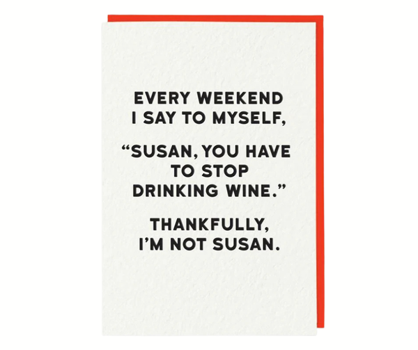 Card - Susan Greeting Card Redback Cards