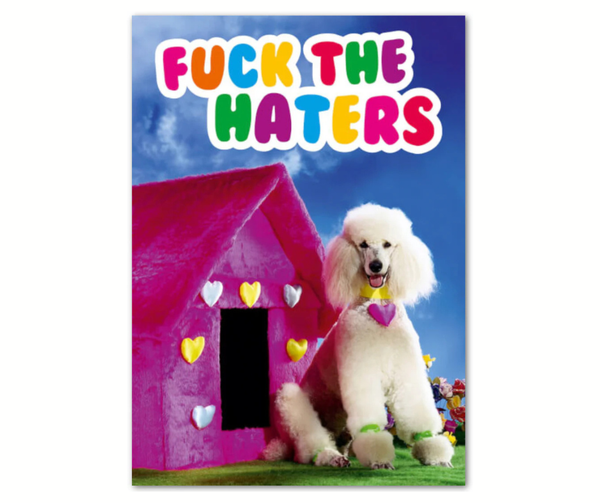 Card - Fuck The Haters Greeting Card Dean Morris