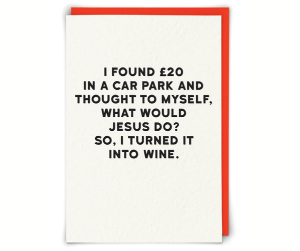 Card - Jesus Greeting Card Redback Cards
