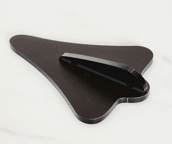 Jet Planes Satin Acrylic Art Hanging Ornament Crystal Ashley Black