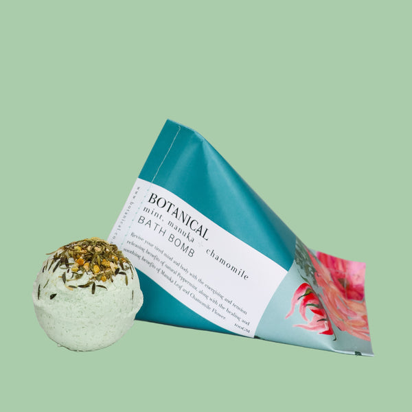Bath Bomb - Mint, Chamomile + Manuka