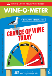Wine-O-Meter Fridge Magnet Fridge Magnet Just Great Design