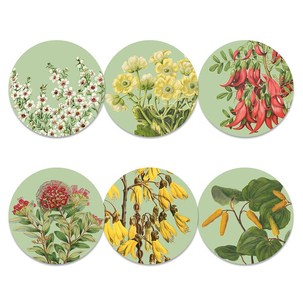 Native Botanicals Box of 6 Placemats Placemat 100% NZ