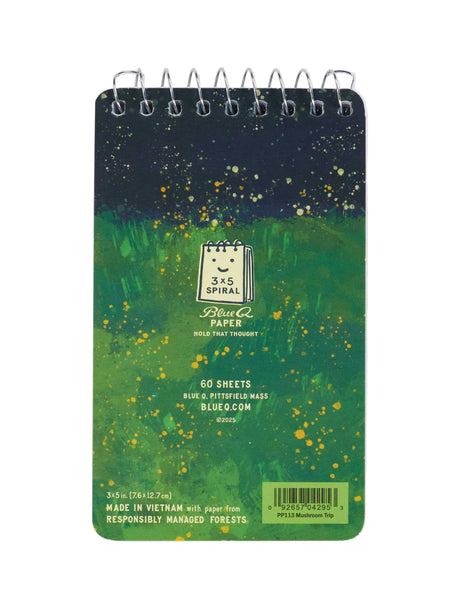 Mushroom Trip Spiral Notebook Notebooks BlueQ