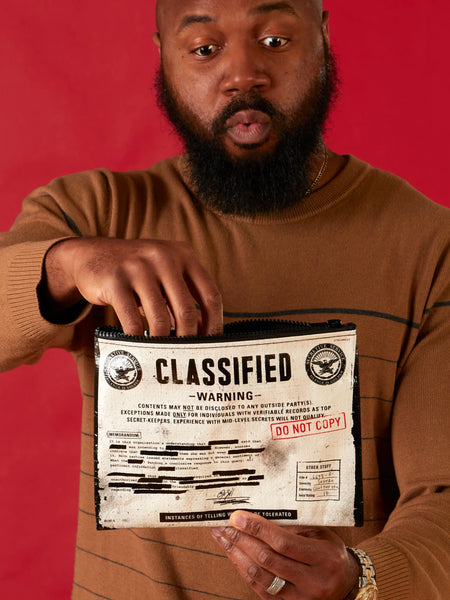 Classified- Zipper Pouch Zipper Pouch BlueQ