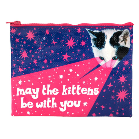 Kittens Be With You- Zipper Pouch Zipper Pouch BlueQ