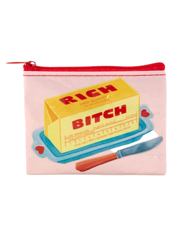 Rich Bitch - Coin Purse Purse BlueQ