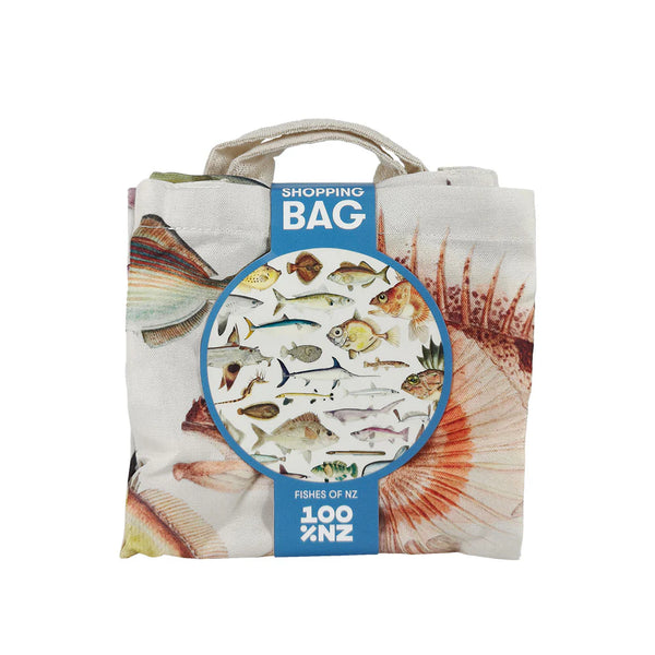 Fishes of New Zealand Shopping Bag Bag 100% NZ