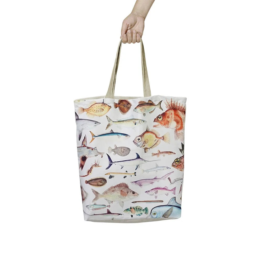 Fishes of New Zealand Shopping Bag Bag 100% NZ