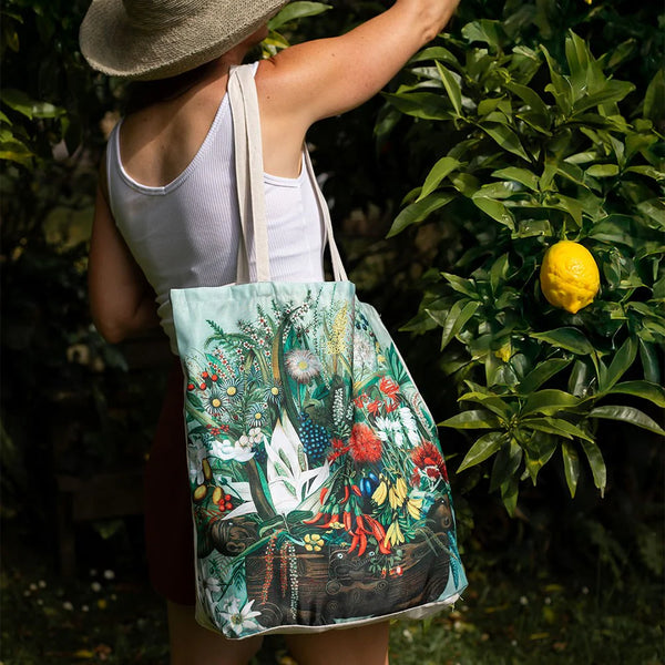 NZ Native Flowers Shopping Bag Bag 100% NZ