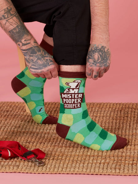 Mr Pooper Scooper Men's Socks Socks BlueQ