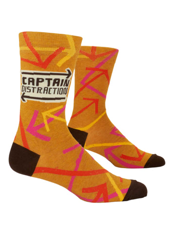 Captain Distraction Men's Socks Socks BlueQ