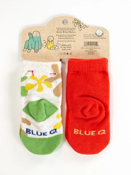 I'm Your Little Burrito/ Don't Blame Your Farts On Me Baby Socks Socks BlueQ