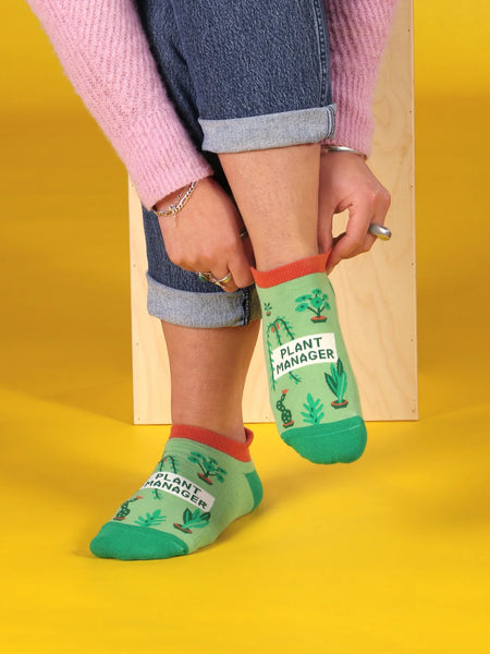 Plant Manager- Sneaker Socks Socks BlueQ