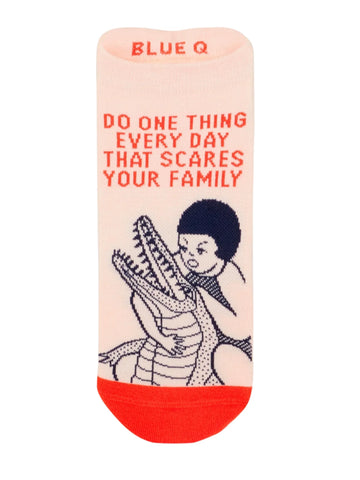 Scare Your Family - Sneaker Socks Socks BlueQ