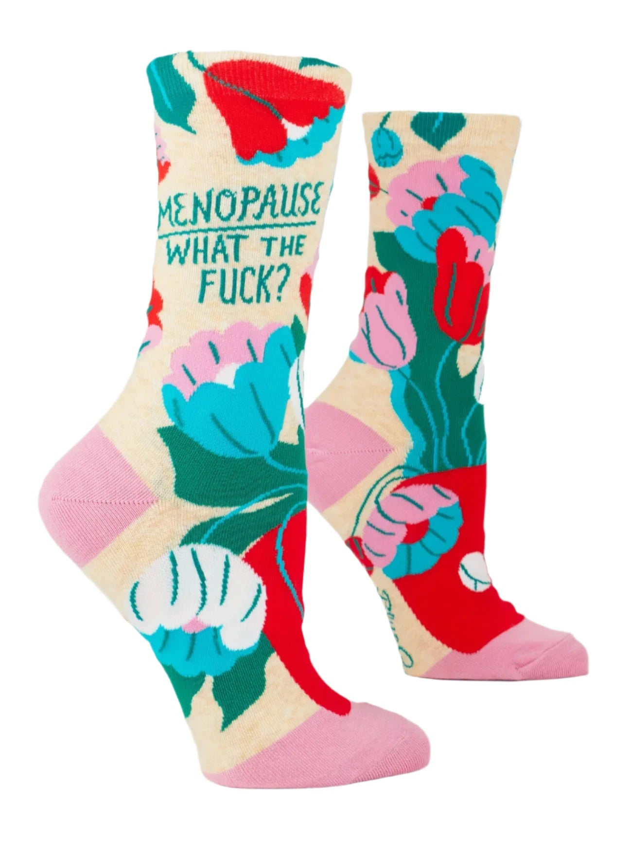 Menopause. What The Fuck? Socks BlueQ