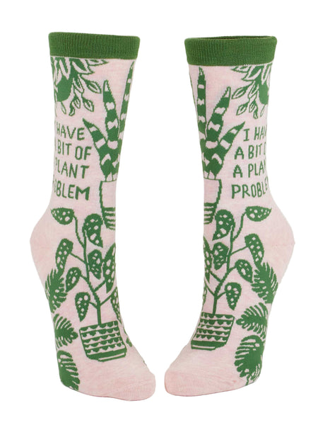Plant Problem Crew Socks Socks BlueQ