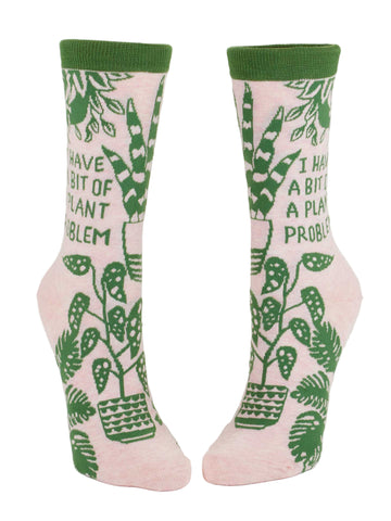 Plant Problem Crew Socks Socks BlueQ