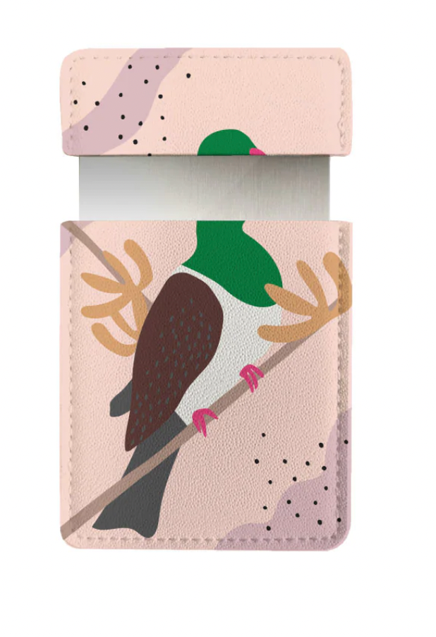 Vintage Botanical  Pocket Mirror - Kereru