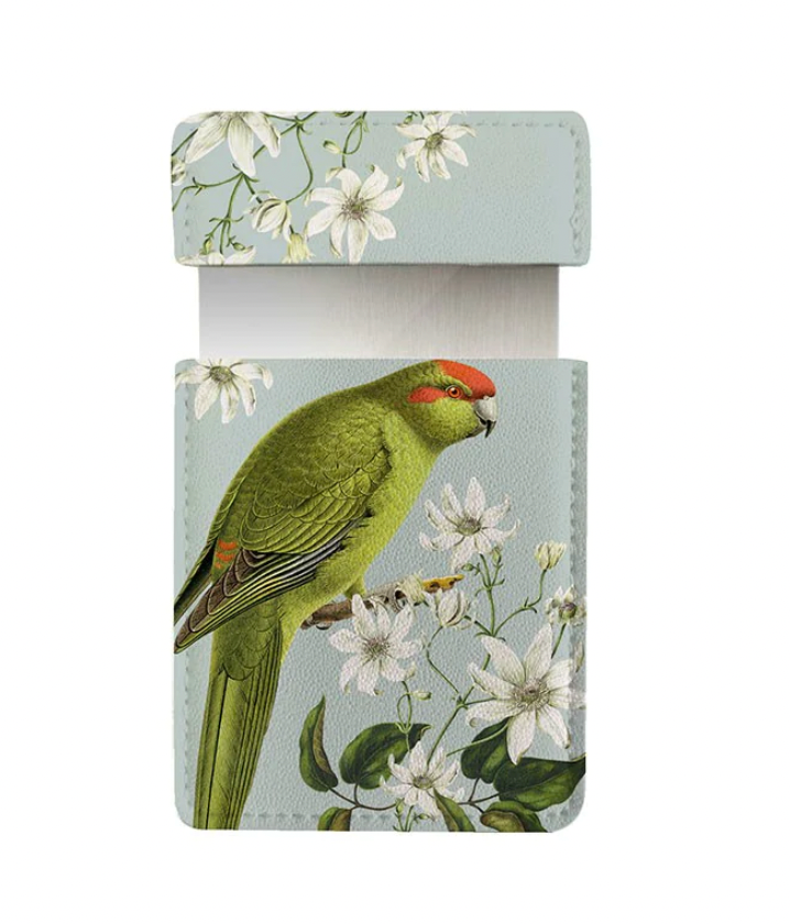 Vintage Botanical  Pocket Mirror - Kakariki