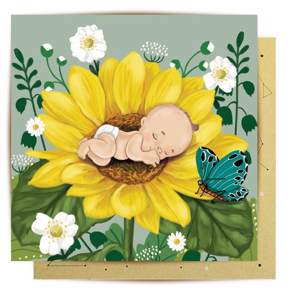 Card - Baby Flower