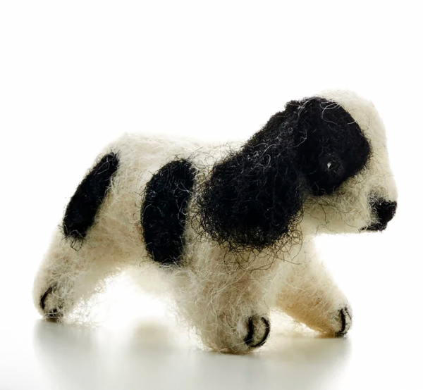 Dog Walker Mouse Felt Mouse Sew Heart Felt Spaniel
